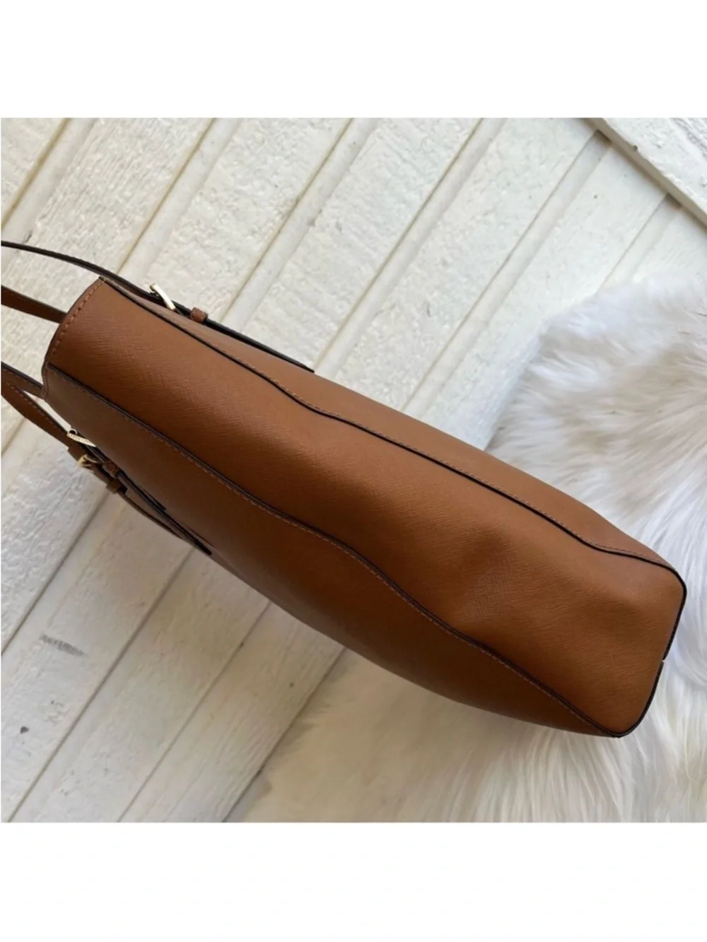 MICHAEL KORS Acorn Jet Set North South Laptop Work Tote Selma Raven - Picture 8 of 12